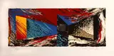 Laddie John Dill, Untitled (Abstract composition), 1987, Color screenprint on wove paper