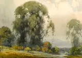 Percy Gray, Eucalyptus with the bay in the distance