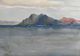 Francis J. McComas, Turtle Bay, Australia, watercolor on paper