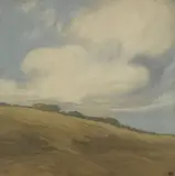 Xavier Martínez, Clouds over a California hillside