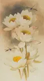 Paul de Longpré, California poppies and dragonflies