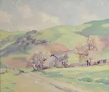 William Clapp, Ranch in green hills