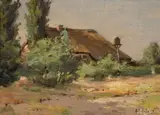 Anna Althea Hills, Poplar house, late afternoon, Laren, Holland