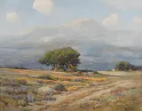 Angel Espoy, A Laguna Valley, Southern California, oil on canvas