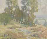 Paul Lauritz, A stand of trees and rolling hills