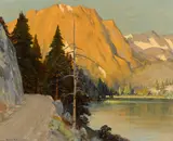 Alfred R. Mitchell, Morning on June Lake, near Bishop, California