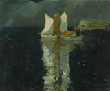 Thomas Lorraine Hunt, Three sails reflected