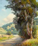 Paul A. Grimm, Delightful region, 1939, oil on canvas board