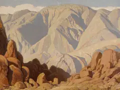 Clyde Eugene Scott, Ageless sculpture, oil on canvas
