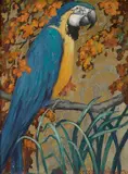 Jessie Arms Botke, Blue Macaw