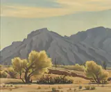 Edith Anne Hamlin, Sand wash in spring, 1949, oil on canvas