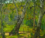 William Wendt, A grove of trees