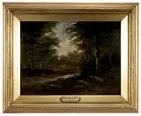 Alexander Helwig Wyant, Forest Clearing with Stream