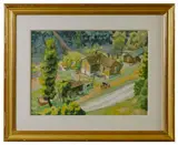 Charles E. Burchfield, Valley Road with House