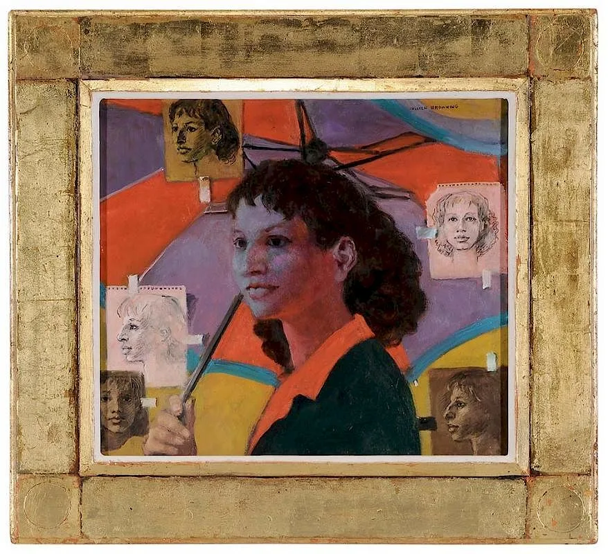 Colleen Browning, Joanna Six Times, oil on canvas