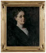 Martha Walter, Portrait of Isabel G. Temple's mother, Sarah Ann Egan Temple