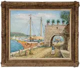 Alois Lecoque, Harbor of Dubrovnik