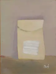 Charles Brady, Envelope, Oil on canvas laid on board