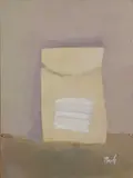 Charles Brady, Envelope, Oil on canvas laid on board