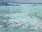 Mainie Jellett, In Clew Bay, Gouache