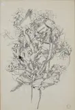 Patrick Swift, Tree Study, Ink