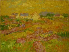 Ballyconneely, Co. Galway by Desmond Carrick, Oil on board, sold May 2025