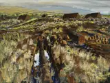 Patric Stevenson, Island Darragh Bog, Ballycastle, Co. Antrim, Egg tempera
