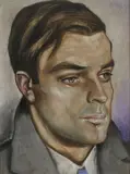 Harry Kernoff, Lyle Donaghy, Poet, Pastel