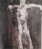 Crossing The Rapido by Hughie O'Donoghue, Graphite wash on canvas, sold May 2025