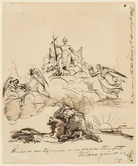 George Hayter, English Day Of Atonement For The Irish Famine, 1847, Pen & ink