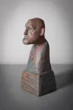 Brian Bourke, Head Of Tony O'Malley, Bronze and oil paint
