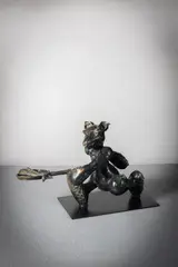 Bear With Dinner by Patrick O'Reilly, Bronze, sold May 2025