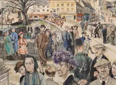 Muriel Brandt, Sunday Fair, Pen
