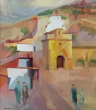 Barbara Warren, Tarragona Remembered, Oil on canvas