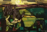 Norah McGuinness, Path To The Sun, Oil on canvas