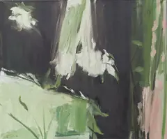Pat Harris, River In Flood, Oil on canvas