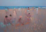 Desmond Carrick, Sun Bleach At Burriana Nerja, Oil on canvas panel