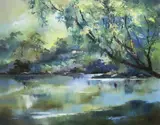 Gretta O'Brien, The Willow Tree, Oil on canvas