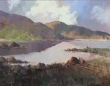 George K. Gillespie, Turning The Turf, Oil on canvas
