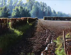 Eugene Conway, October Field In Sunlight, Oil on canvas