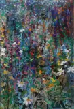 Kenneth Webb, Flowers, Oil on board