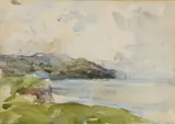 Nathaniel Hone, Coastal Landscape, Watercolour