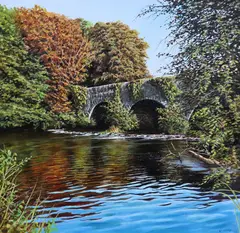 October Sunlight by Eugene Conway, Oil on canvas, sold Mar 2025