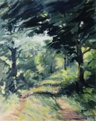 Liam O'Broin, Rue Du Bois, Oil on canvas