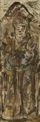 Saint Patrick by Evie Hone, Monotype, sold Mar 2025