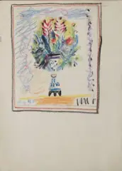 Still Life by Colin Middleton, Mixed media on paper, sold Mar 2025