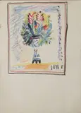 Colin Middleton, Still Life, Mixed media on paper