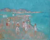 Desmond Carrick, Finding Summer, Nearja, 1980, Oil on board