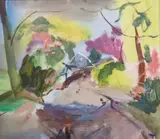 Kenneth Webb, An Sli Aoibhinn, Oil on canvas