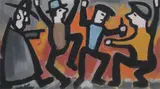 Ar Meisce by Markey Robinson, Gouache on board, sold Mar 2025
